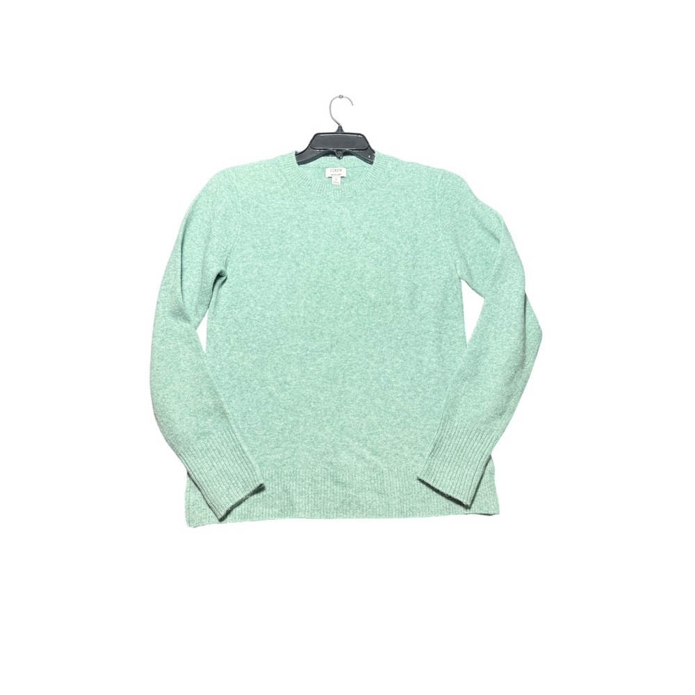 J.Crew Sweater Women S Mint Green Excellent Extra-Soft Crewneck Wool‎ Blend